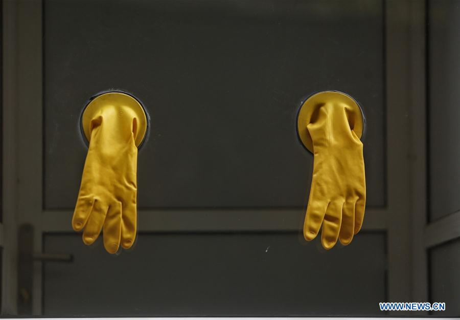 NEPAL-BHAKTAPUR-COVID-19-TESTING BOOTH