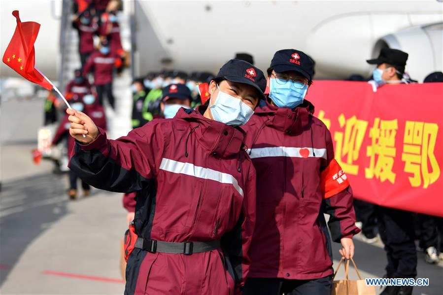 CHINA-SHAANXI-XI'AN-MEDICAL WORKERS-RETURN FROM HUBEI (CN)