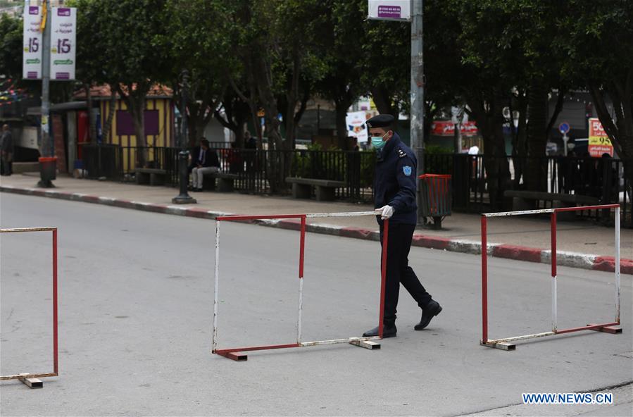 MIDEAST-NABLUS-COVID-19