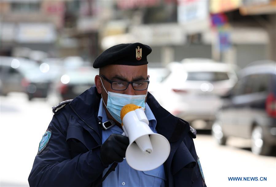 MIDEAST-NABLUS-COVID-19