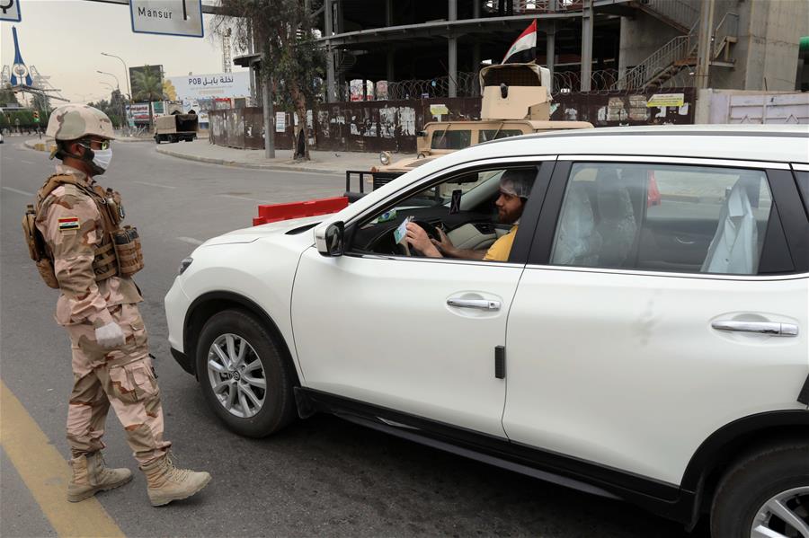 IRAQ-BAGHDAD-MEASURES-COVID-19