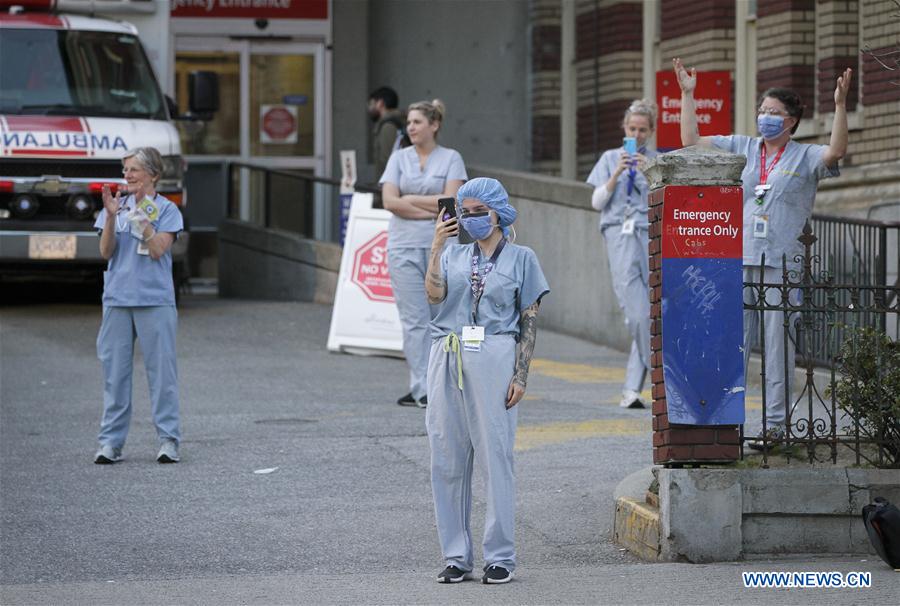 CANADA-VANCOUVER-COVID-19-WORLD HEALTH DAY-HEALTHCARE WORKERS