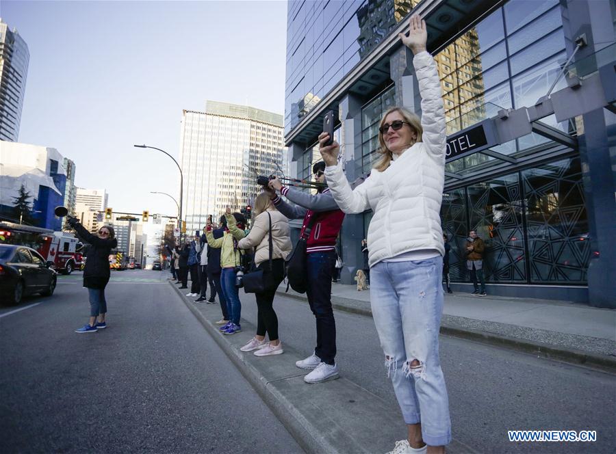 CANADA-VANCOUVER-COVID-19-WORLD HEALTH DAY-HEALTHCARE WORKERS