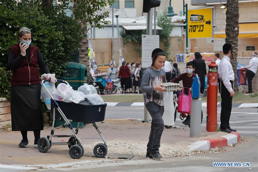 MIDEAST-BNEI BRAK-COVID-19