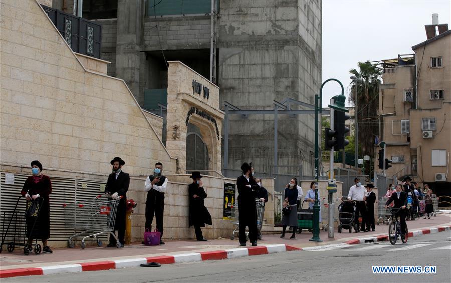 MIDEAST-BNEI BRAK-COVID-19