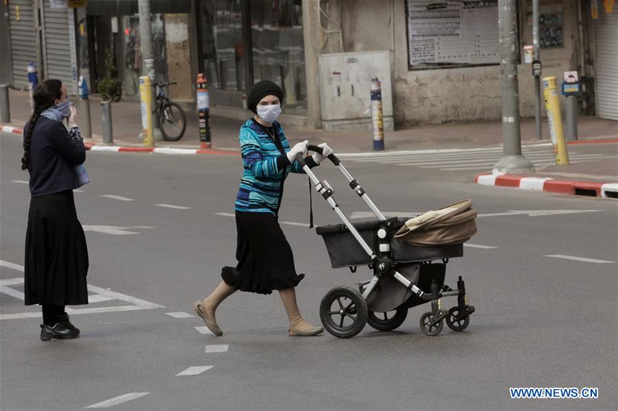 MIDEAST-BNEI BRAK-COVID-19