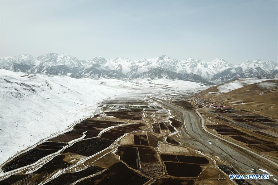 CHINA-GANSU-SNOW SCENERY (CN)