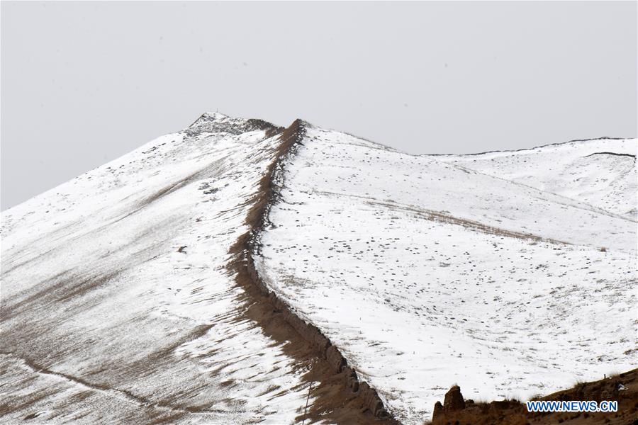 CHINA-GANSU-SNOW SCENERY (CN)