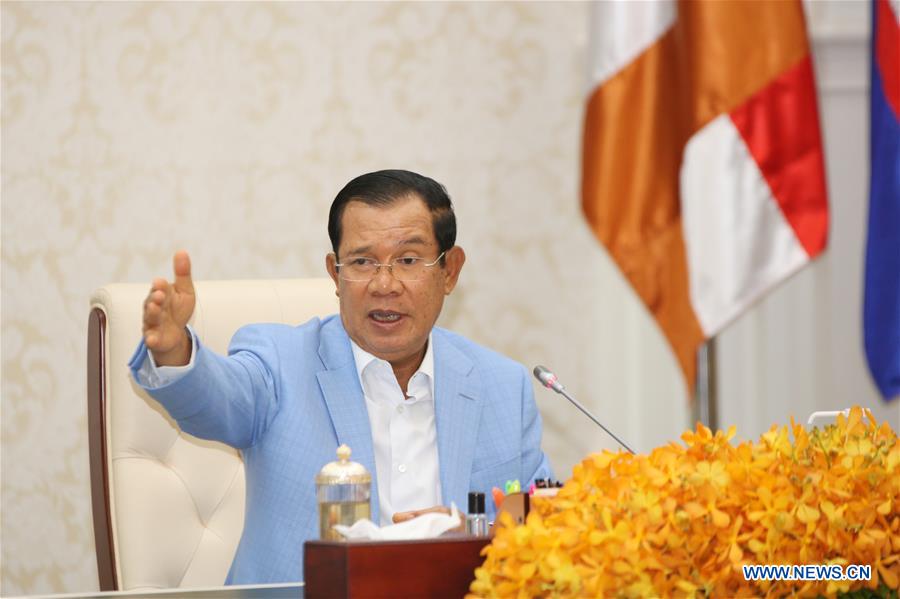 CAMBODIA-PHNOM PENH-PM-PRESS CONFERENCE-COVID-19