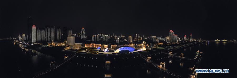 CHINA-HUBEI-WUHAN-NIGHT VIEW(CN)