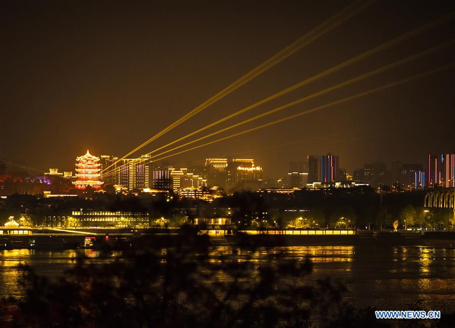 CHINA-HUBEI-WUHAN-NIGHT VIEW(CN)
