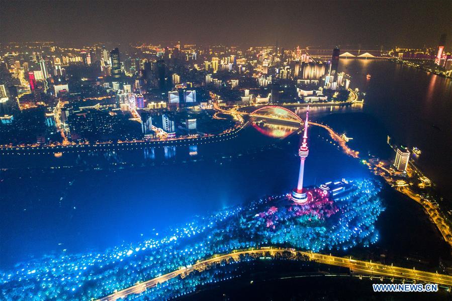 CHINA-HUBEI-WUHAN-NIGHT VIEW(CN)