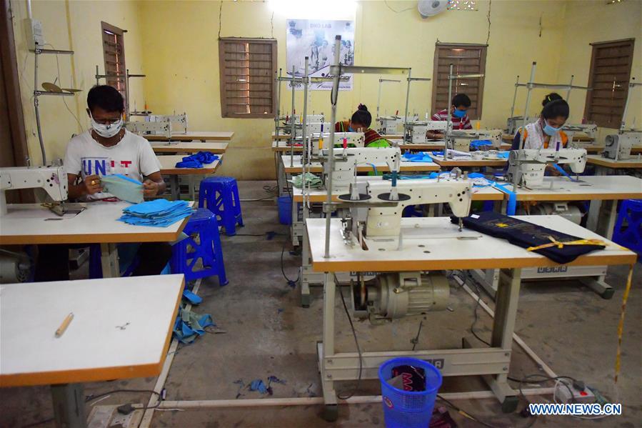 INDIA-TRIPURA-COVID-19-MASK MAKING