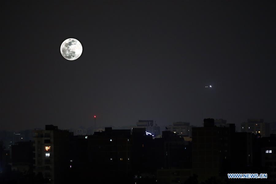 EGYPT-CAIRO-FULL MOON