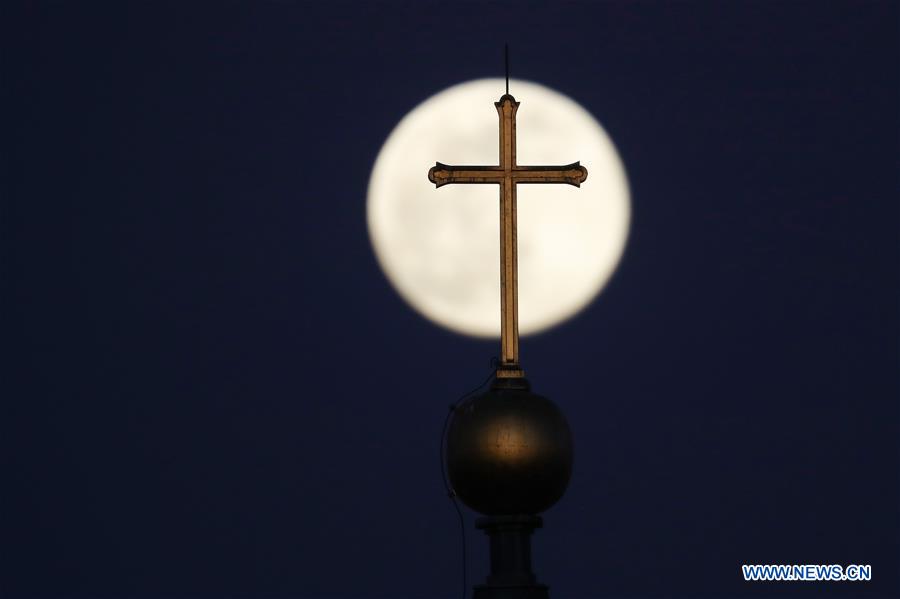 CROATIA-ZAGREB-SUPERMOON
