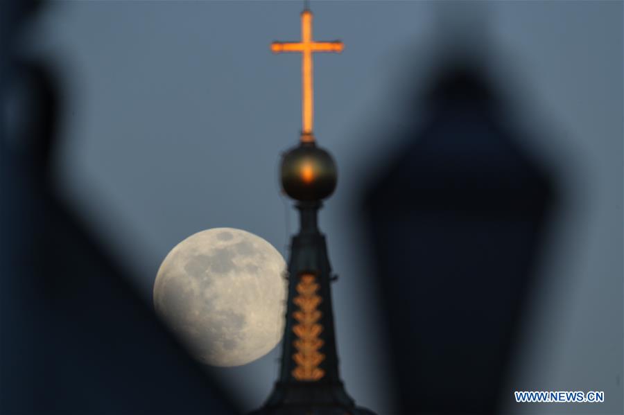 CROATIA-ZAGREB-SUPERMOON