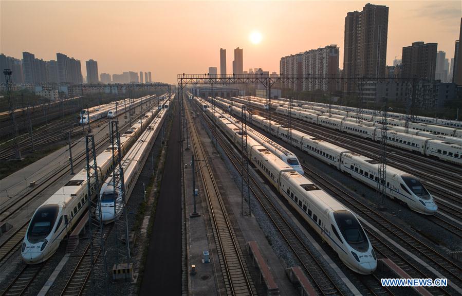 CHINA-HUBEI-WUHAN-HIGH-SPEED TRAIN-PREPARATION (CN)