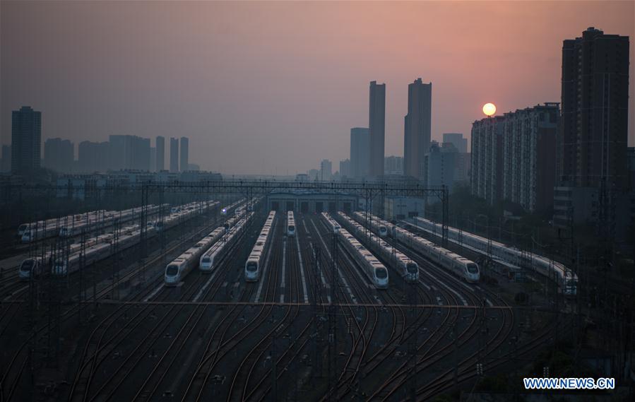 CHINA-HUBEI-WUHAN-HIGH-SPEED TRAIN-PREPARATION (CN)