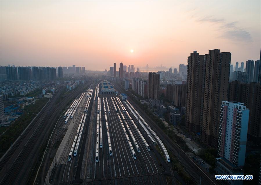 CHINA-HUBEI-WUHAN-HIGH-SPEED TRAIN-PREPARATION (CN)