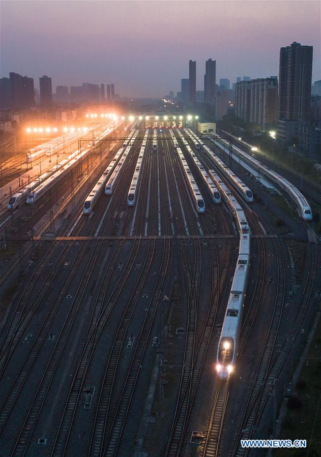 CHINA-HUBEI-WUHAN-HIGH-SPEED TRAIN-PREPARATION (CN)
