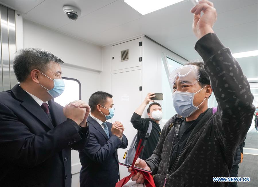 CHINA-HUBEI-WUHAN-OUTBOUND TRAVEL RESTRICTIONS-LIFTING (CN)