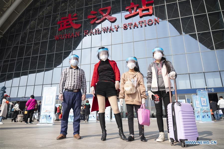 CHINA-HUBEI-WUHAN-OUTBOUND TRAVEL RESTRICTIONS-LIFTING (CN)
