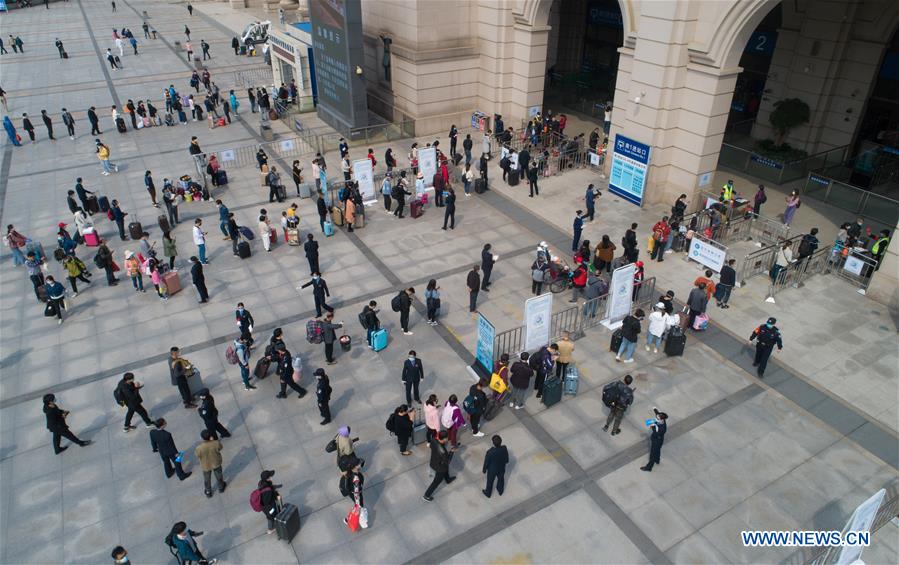 CHINA-HUBEI-WUHAN-RAILWAY STATION-REOPENING