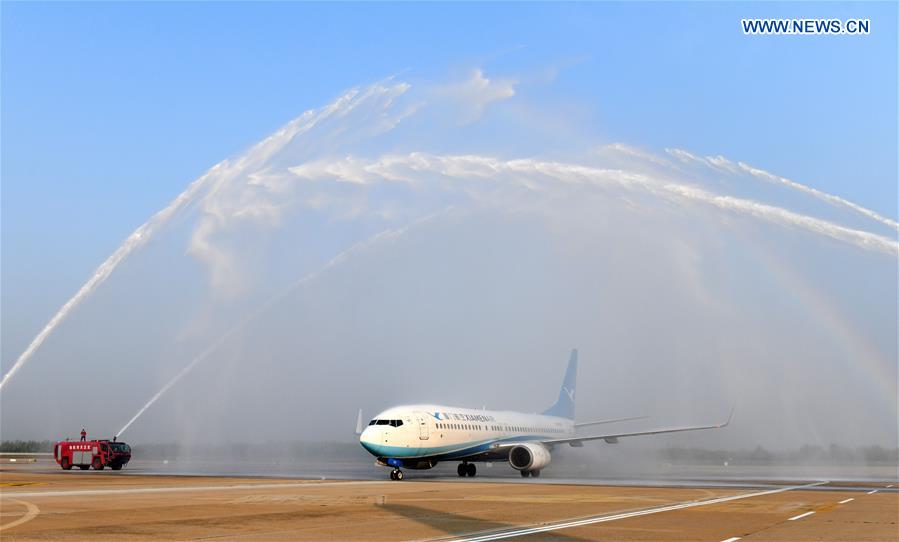 CHINA-HUBEI-WUHAN-FIRST FLIGHT-ARRIVAL (CN)