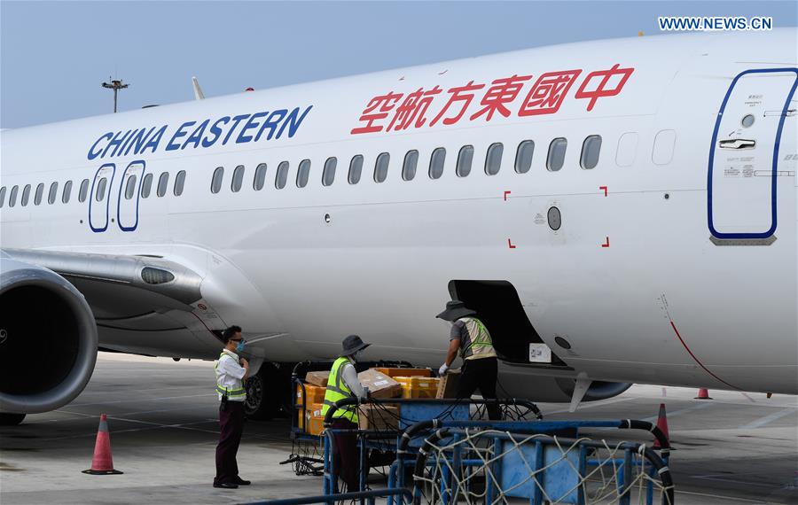 CHINA-HAINAN-SANYA-FIRST FLIGHT FROM WUHAN-ARRIVAL (CN)