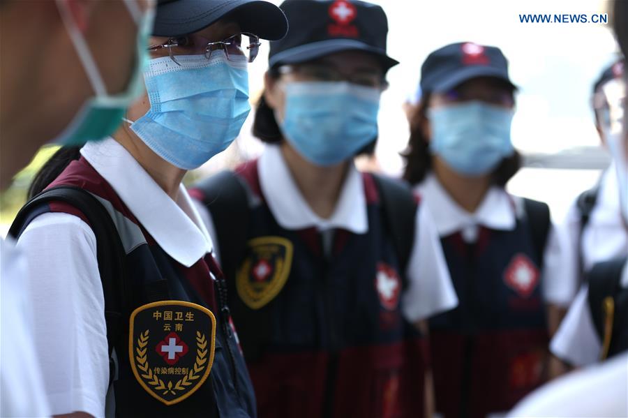 MYANMAR-YANGON-CHINESE MEDICAL TEAM-ARRIVAL