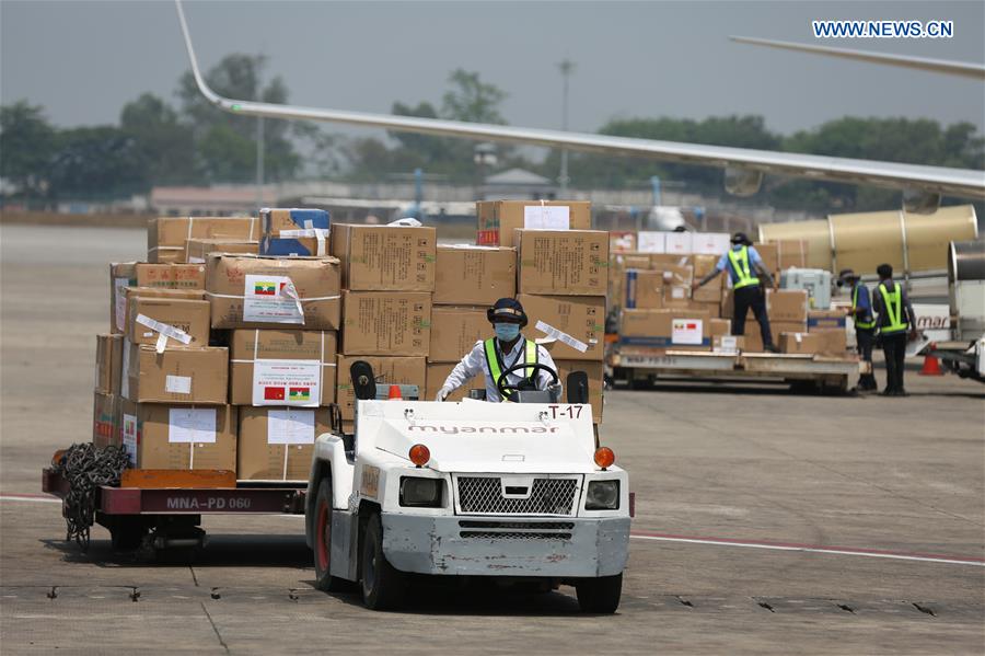MYANMAR-YANGON-CHINESE MEDICAL TEAM-ARRIVAL