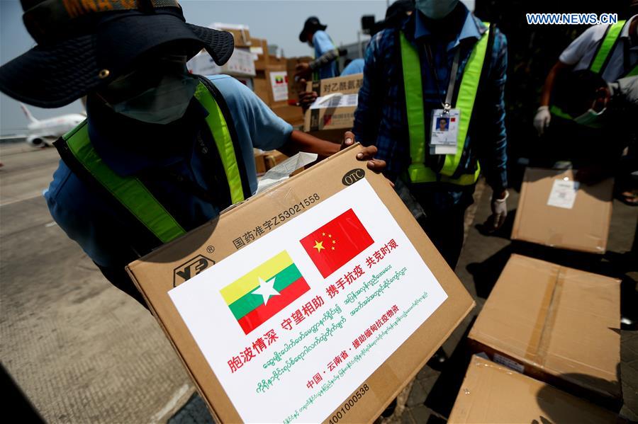 MYANMAR-YANGON-CHINESE MEDICAL TEAM-ARRIVAL
