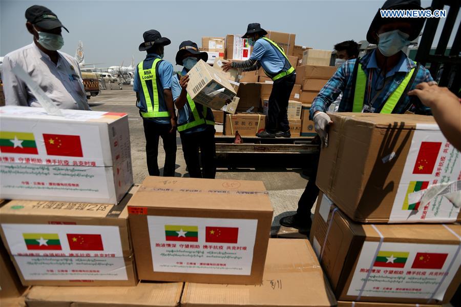 MYANMAR-YANGON-CHINESE MEDICAL TEAM-ARRIVAL