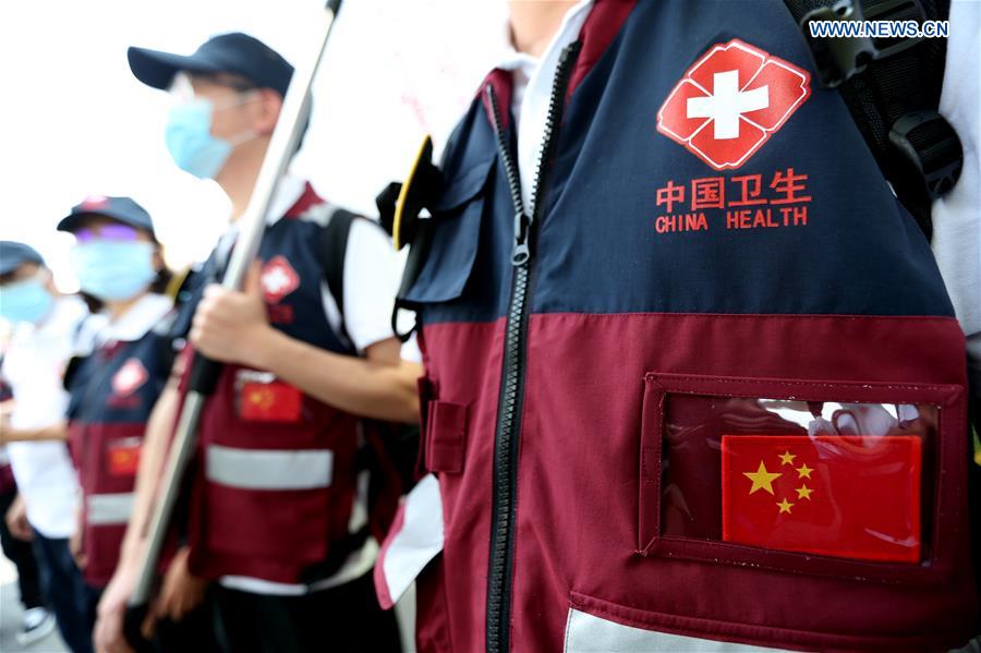 MYANMAR-YANGON-CHINESE MEDICAL TEAM-ARRIVAL