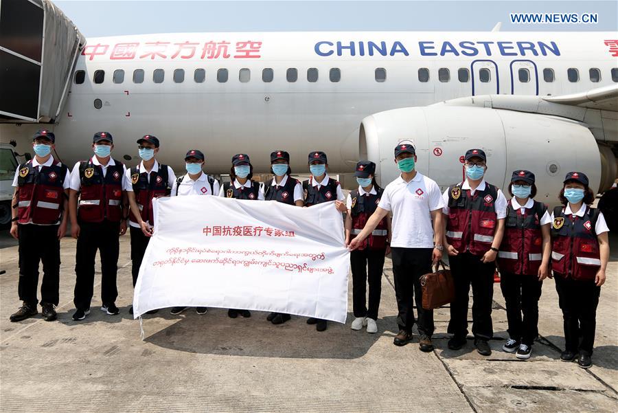 MYANMAR-YANGON-CHINESE MEDICAL TEAM-ARRIVAL