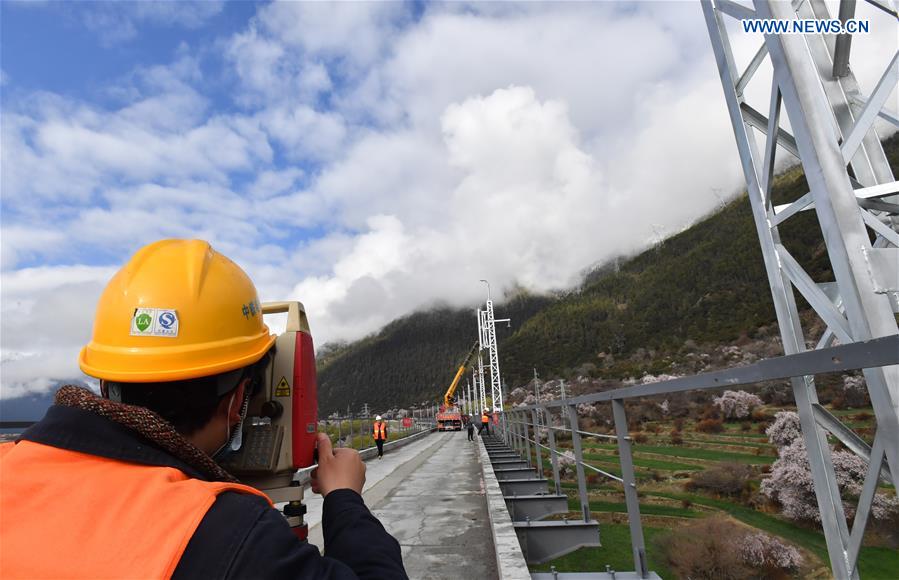 CHINA-TIBET-NYINGCHI-RAILWAY-POWER SUPPLY SYSTEM-CONSTRUCTION (CN)