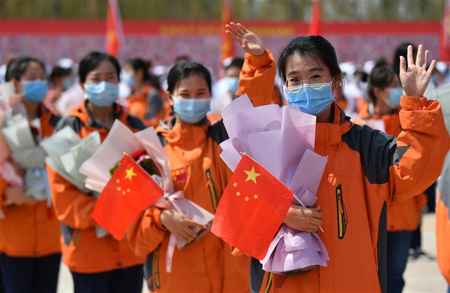 CHINA-SHAANXI-XI'AN-COVID-19-MEDICAL WORKER-QUARANTINE-FINISH-RETURN HOME (CN)