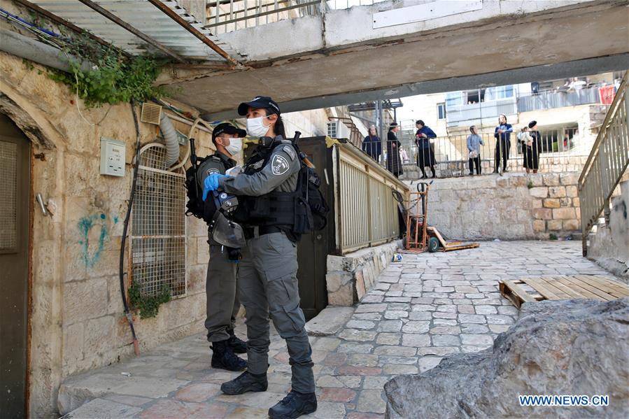 MIDEAST-JERUSALEM-COVID-19-CURFEW