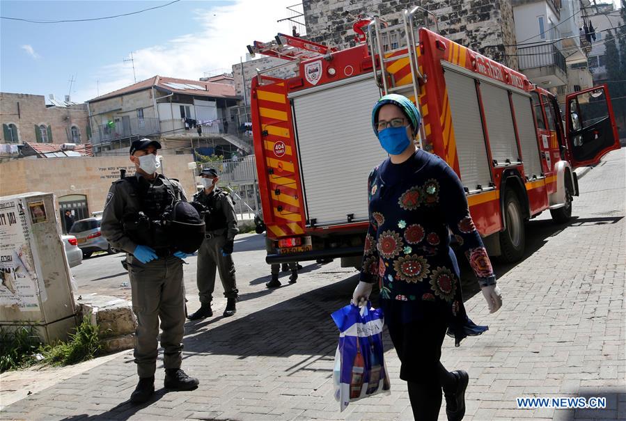 MIDEAST-JERUSALEM-COVID-19-CURFEW