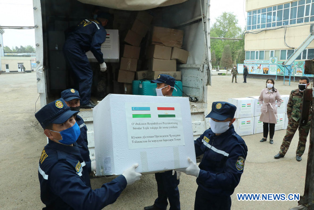 UZBEKISTAN-TASHKENT-COVID-19-DONATION