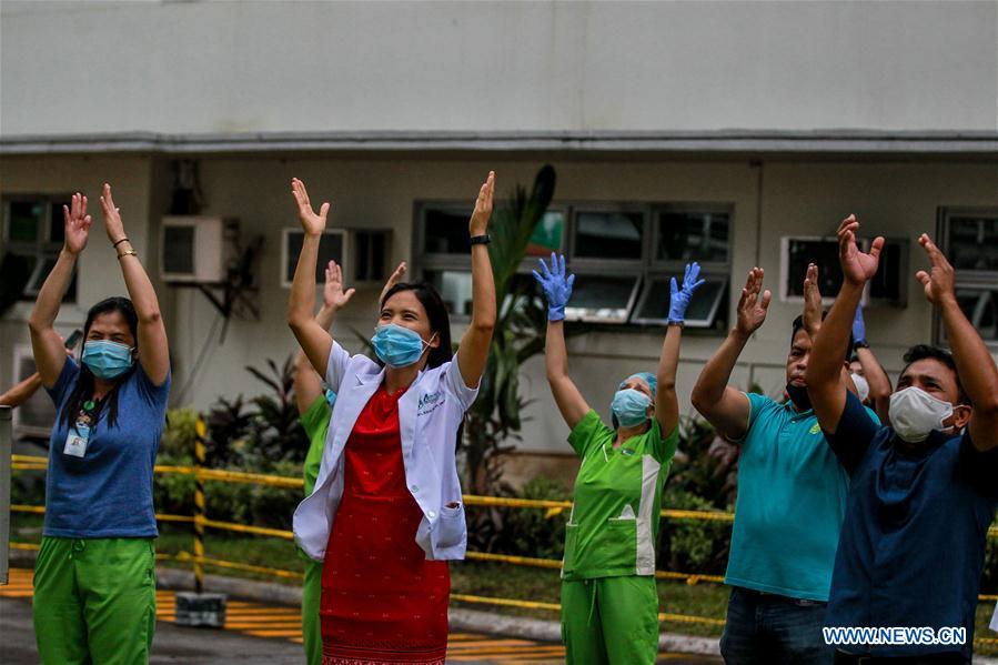 PHILIPPINES-PASAY CITY-COVID-19-APPRECIATION-MEDICAL STAFF
