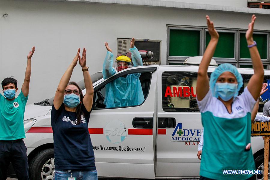 PHILIPPINES-PASAY CITY-COVID-19-APPRECIATION-MEDICAL STAFF