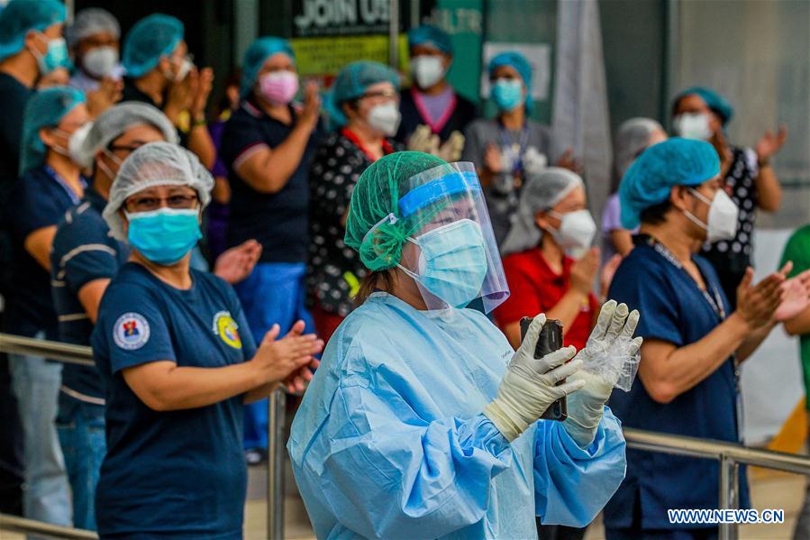 PHILIPPINES-PASAY CITY-COVID-19-APPRECIATION-MEDICAL STAFF
