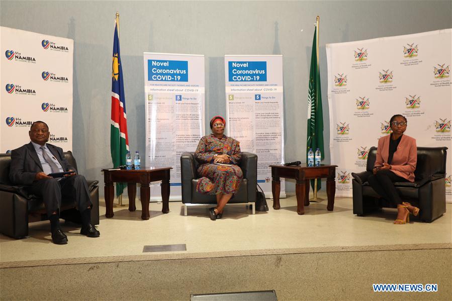NAMIBIA-WINDHOEK-COVID-19-MEDIA BRIEFING