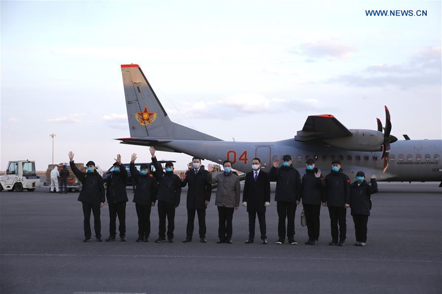 KAZAKHSTAN-NUR-SULTAN-CHINESE MEDICAL TEAM-ARRIVAL