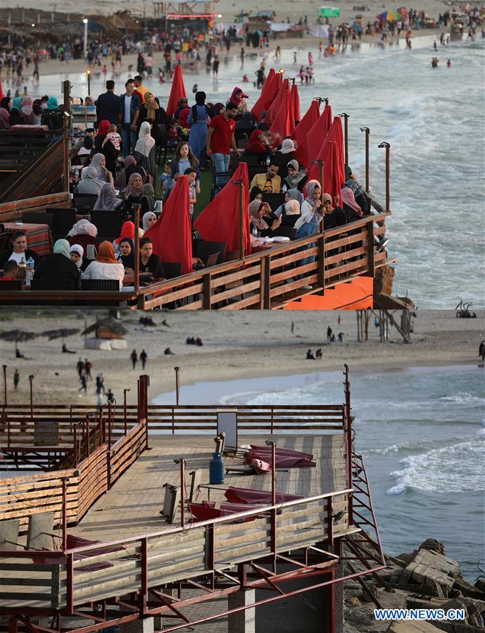 MIDEAST-GAZA-COVID-19