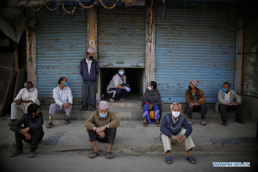 NEPAL-LALITPUR-RITUAL-COVID-19