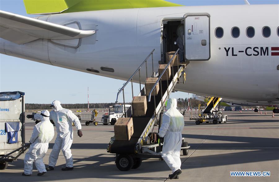 LATVIA-RIGA-COVID-19-PPE