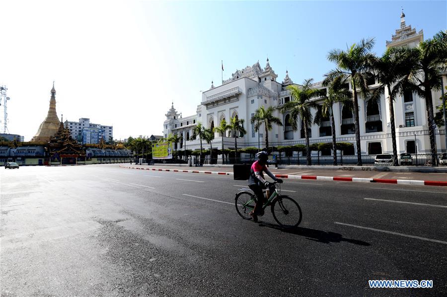 MYANMAR-YANGON-COVID-19