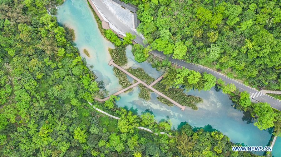 CHINA-GUIZHOU-LIBO-SPRING SCENERY (CN)